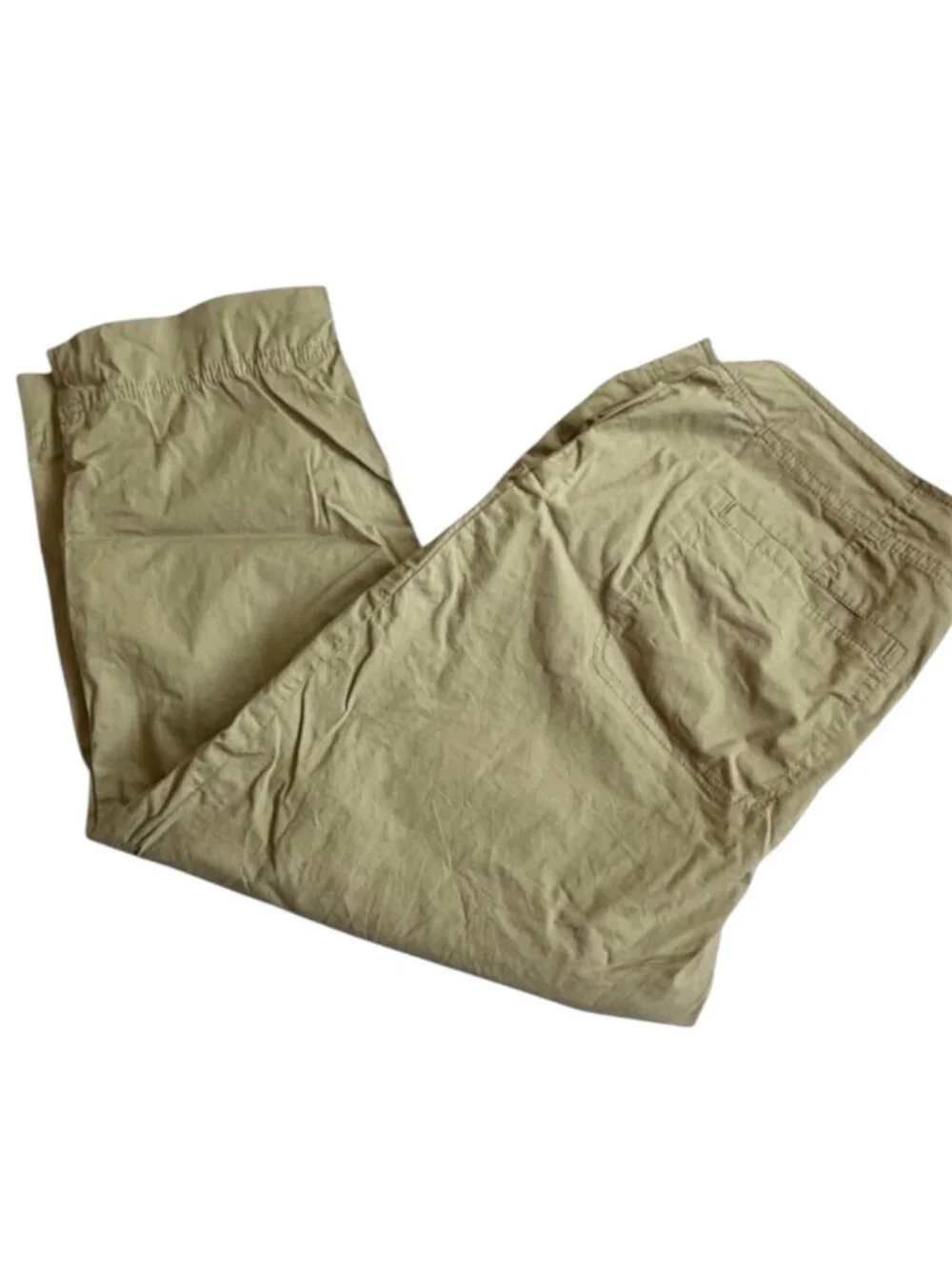 J. Jill Tan Cropped Capri Pants